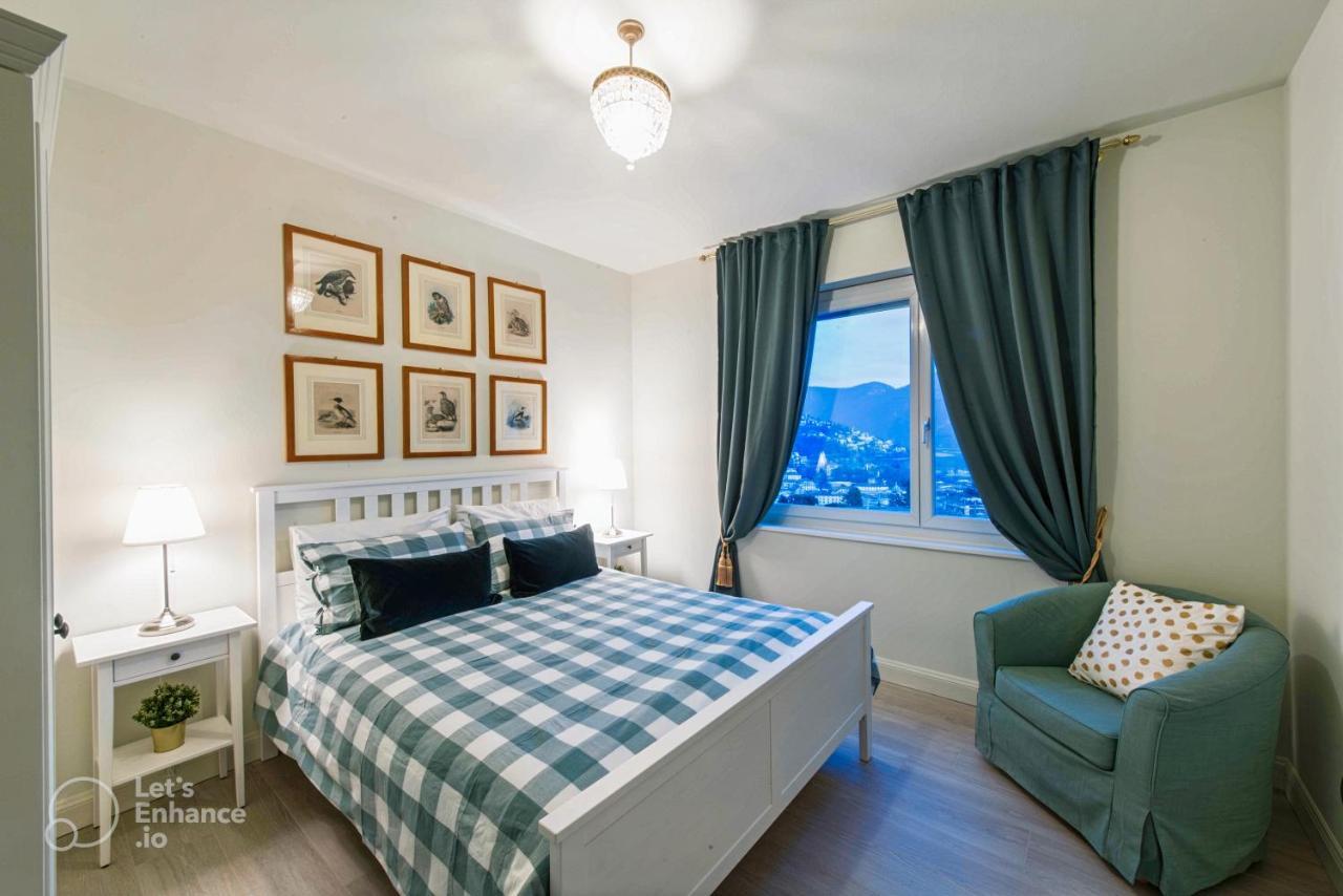 Lakeview Panorama Penthouse With Washer & Dryer Lugano Eksteriør bilde